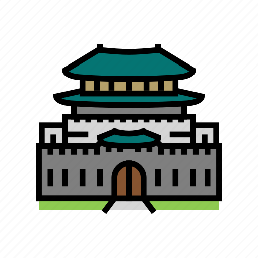 Hwaseong, fortress, asia, building, land, scape icon - Download on Iconfinder