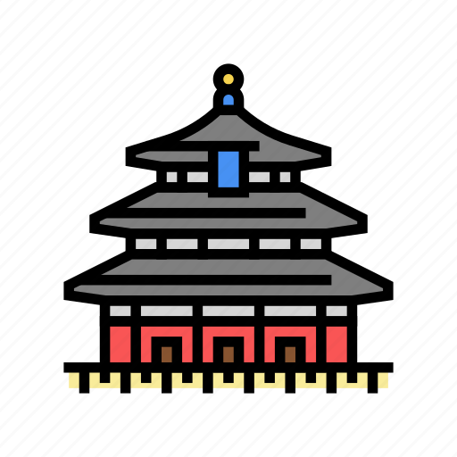 Temple, heaven, asia, building, land, scape icon - Download on Iconfinder