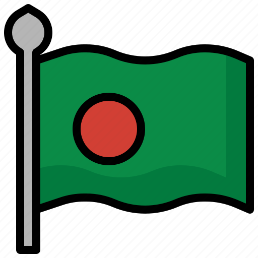 Bangladesh, country, asia, flags, flag icon - Download on Iconfinder