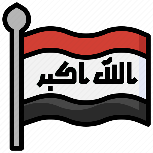 Iraq, country, asia, flags, flag icon - Download on Iconfinder