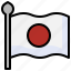 japan, country, asia, flags, flag 