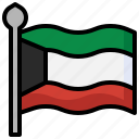 kuwait, country, asia, flags, flag