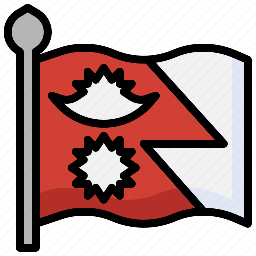 Nepal, country, asia, flags, flag icon - Download on Iconfinder