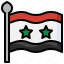 syria, country, asia, flags, flag