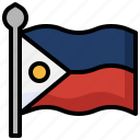 philipines, country, asia, flags, flag