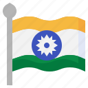 india, country, asia, flags, flag