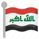 iraq, country, asia, flags, flag