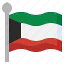 kuwait, country, asia, flags, flag