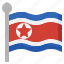 north, korea, country, asia, flags, flag 