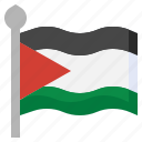 palestine, country, asia, flags, flag