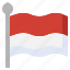 indonesia, country, asia, flags, flag 