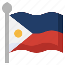 philipines, country, asia, flags, flag