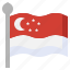 singapore, country, asia, flags, flag 
