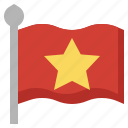 vietnam, country, asia, flags, flag
