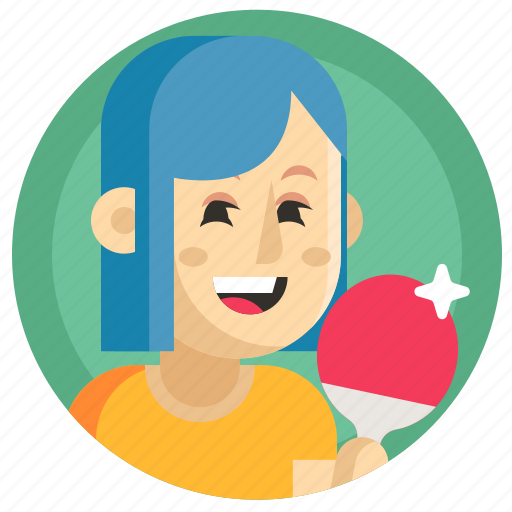 Avatar, girl, ping-pong, sport, woman icon - Download on Iconfinder