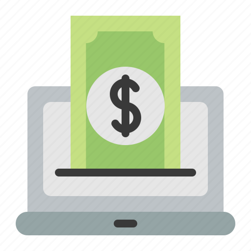 Business, cash, laptop, payment, shop, store icon - Download on Iconfinder