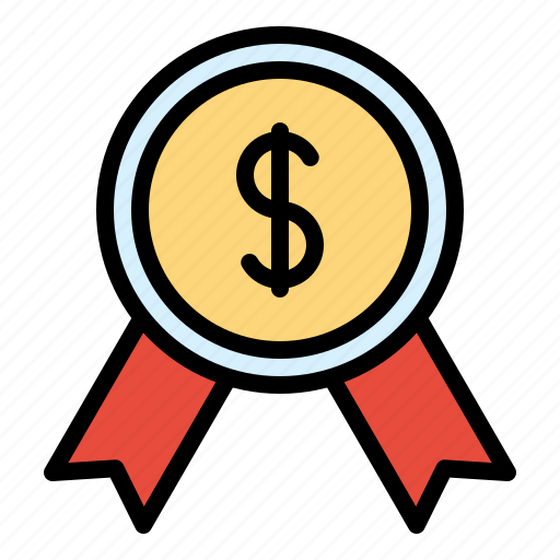 Award, badge, dollar, medal, money, reward icon - Download on Iconfinder