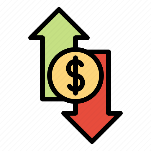 Currency, decrease, exchange, finance, increase, money, value icon - Download on Iconfinder