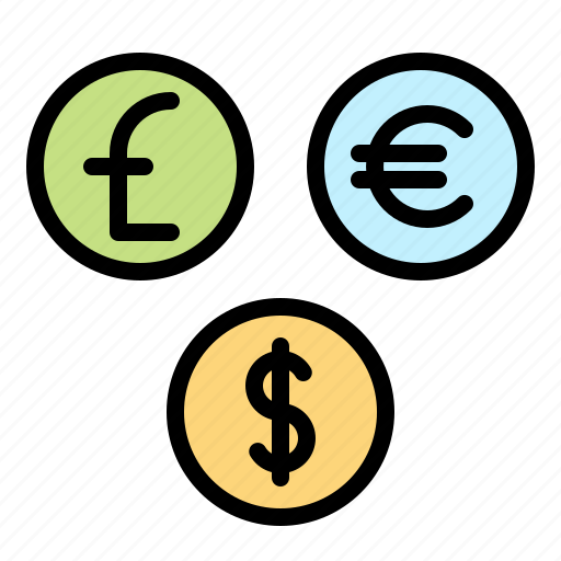 Currency, dollar, euro, exchange, financial, money, pound icon - Download on Iconfinder