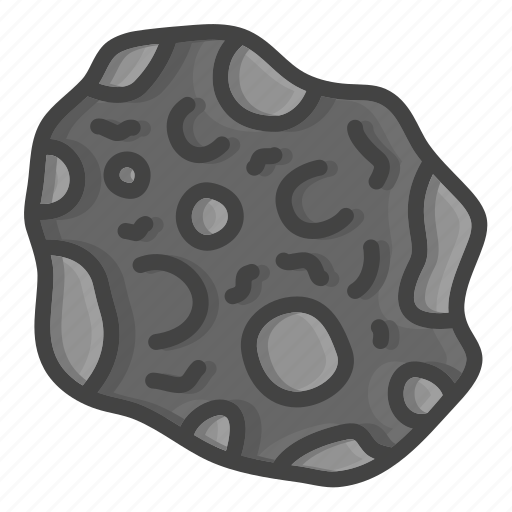 Asteroid, space, celestial, rock, meteoroid, impact, planetary icon - Download on Iconfinder
