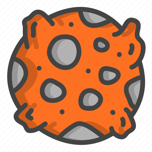 Asteroid, space, celestial, rock, meteoroid, impact, planetary icon - Download on Iconfinder
