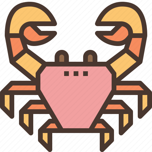 Crab, cancer, zodiac, astrological, horoscope, animal icon - Download on Iconfinder
