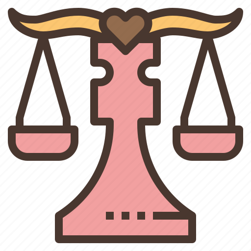 Scales, libra, law, love, zodiac, astrological, horoscope icon - Download on Iconfinder
