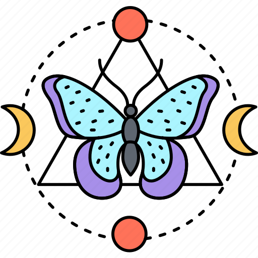 Fashion, hippie, influence, boho, chic, butterfly icon - Download on Iconfinder