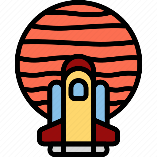 Atmosphere, landed, spacecraft, space, missile, rocket, spaceship icon - Download on Iconfinder