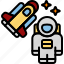 cosmonaut, astronaut, spacecraft, space, missile, rocket, spaceship 