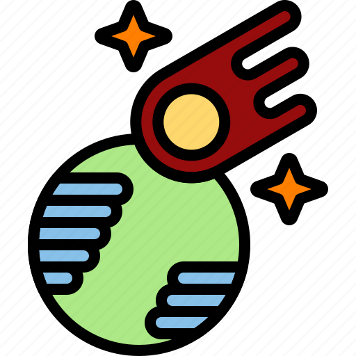 Earth, asteroid, astronomy, star, meteor, moon, planet icon - Download on Iconfinder