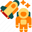 cosmonaut, astronaut, spacecraft, space, missile, rocket, spaceship