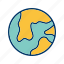 earth, global, globe 