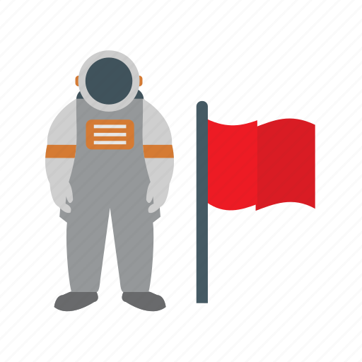 Flag, astronaut, country icon - Download on Iconfinder