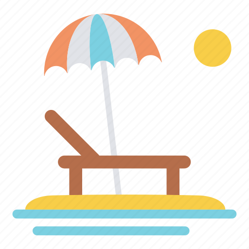 Beach, holiday, summer, sunning, travel, umbrella, vacation icon - Download on Iconfinder