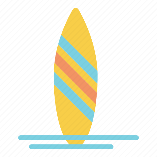 Beach, board, ocean, sea, summer, surf, vacation icon - Download on Iconfinder