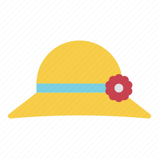 Clothing, hat, holiday, straw hat, summer, travel, vacation icon - Download on Iconfinder