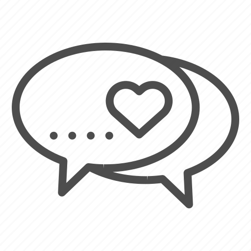 Heart, dialogue, love, popup, bubble, message, talk icon - Download on Iconfinder