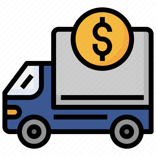 Truck, shipped, delivery, business, finance icon - Download on Iconfinder