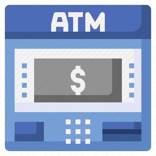 Atm, machine, cash, withdrawal, business, finance icon - Download on Iconfinder