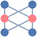 associate, atom, network, star, pattern, diagram, connect