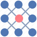 atom, network, pattern, diagram, connect