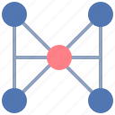 parts, network, pattern, diagram, connect, atom 