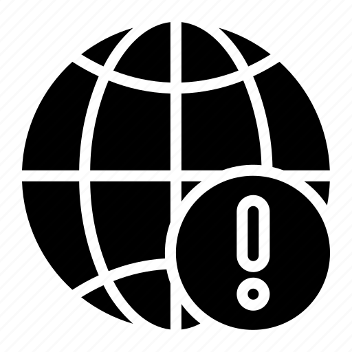 Global, network, internet, worldwide, earth, attention, alert icon - Download on Iconfinder