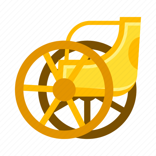 Attribute, chariot, god, golden icon - Download on Iconfinder