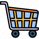 basket, chart, earn, internet, money, shop, auction, bid, trolley