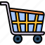 basket, chart, earn, internet, money, shop, auction, bid, trolley 