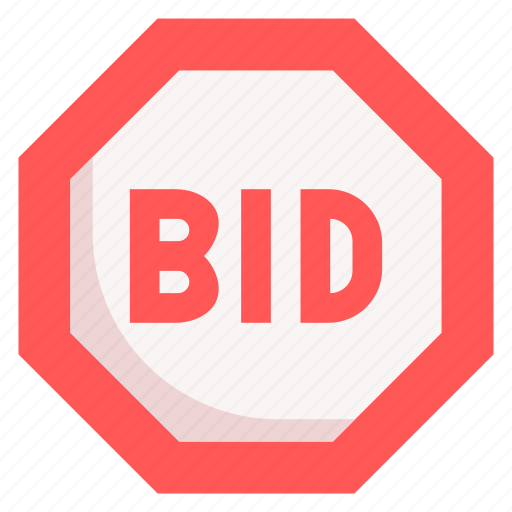 Auction, bid, bidding, first, price icon - Download on Iconfinder
