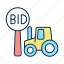 auction, machinery for farming, bargaining farm, agricultural 