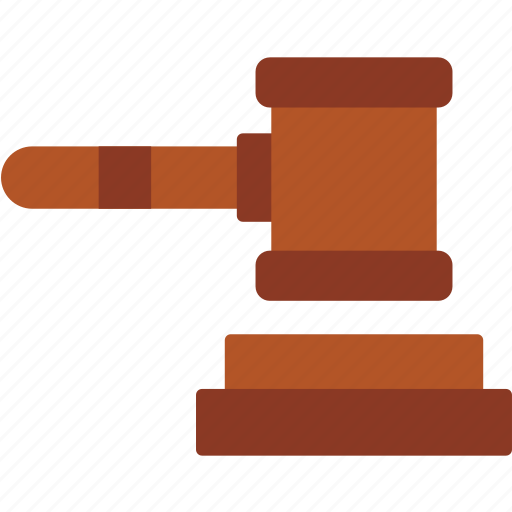 Auction, crime, gavel, judge, justice, law, court icon - Download on Iconfinder